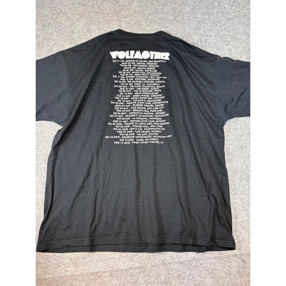 Vintage 90s Wolfmother T Shirt Mens 2XL Black Australian Band Tour Streetwear - Picture 6 of 7